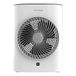 Cecotec ReadyWarm 2077 Max Force Smart White Elektrische ventilatorkachel met afstandsbediening, 2000 W, 2 standen, laag stroomverbruik, 3 bedrijfsmodi, led-display