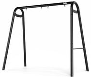 Salta Schommel - L - Frame only incl. duikelrek - Sterk stalen schommelframe, schommeltoestel - Zwart
