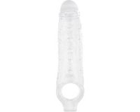 Chisa Novelties Mighty Loop Penis Sleeve Met Scrotum Lus Transparant