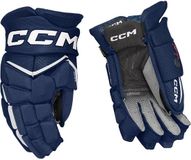 CCM - Jetspeed Ft8 IJshockeyhandschoenen - Junior - Navy/Wit - Maat 10