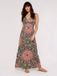 Apricot Midi-jurk met mandala