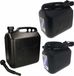Benson 3x stuks jerrycans zwart voor brandstof - 5-10-20 liter - inclusief schenktuit - benzine / diesel