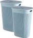 Curver Filo Wasmand met deksel 55L - 2 stuks - Blauw