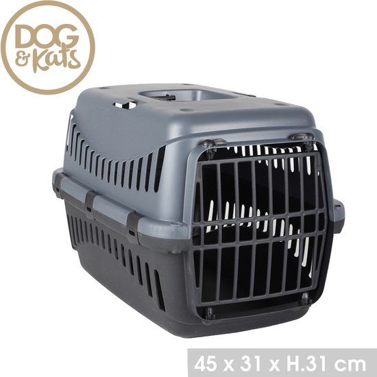 Urban Living DOG & KATS Transportkooi Gipsy Moonrock Grijs/Antraciet