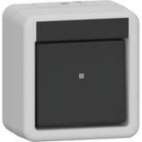 GIRA 310630 Wisselschakelaar, inbouw, wit, RAL 9003, grijs