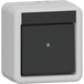 GIRA 310630 Wisselschakelaar, inbouw, wit, RAL 9003, grijs