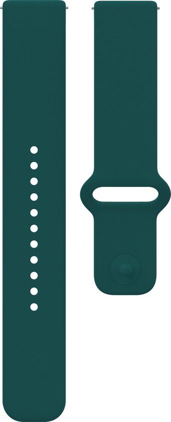Polar Horlogebandje 20 MM Snap & Slip - Teal - Geschikt voor Polar Ignite, Ignite 2, Ignite 3, Pacer, Unite