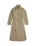 G-Star Fluid Trench Coat Dames Spijkerjas Ensis Green S