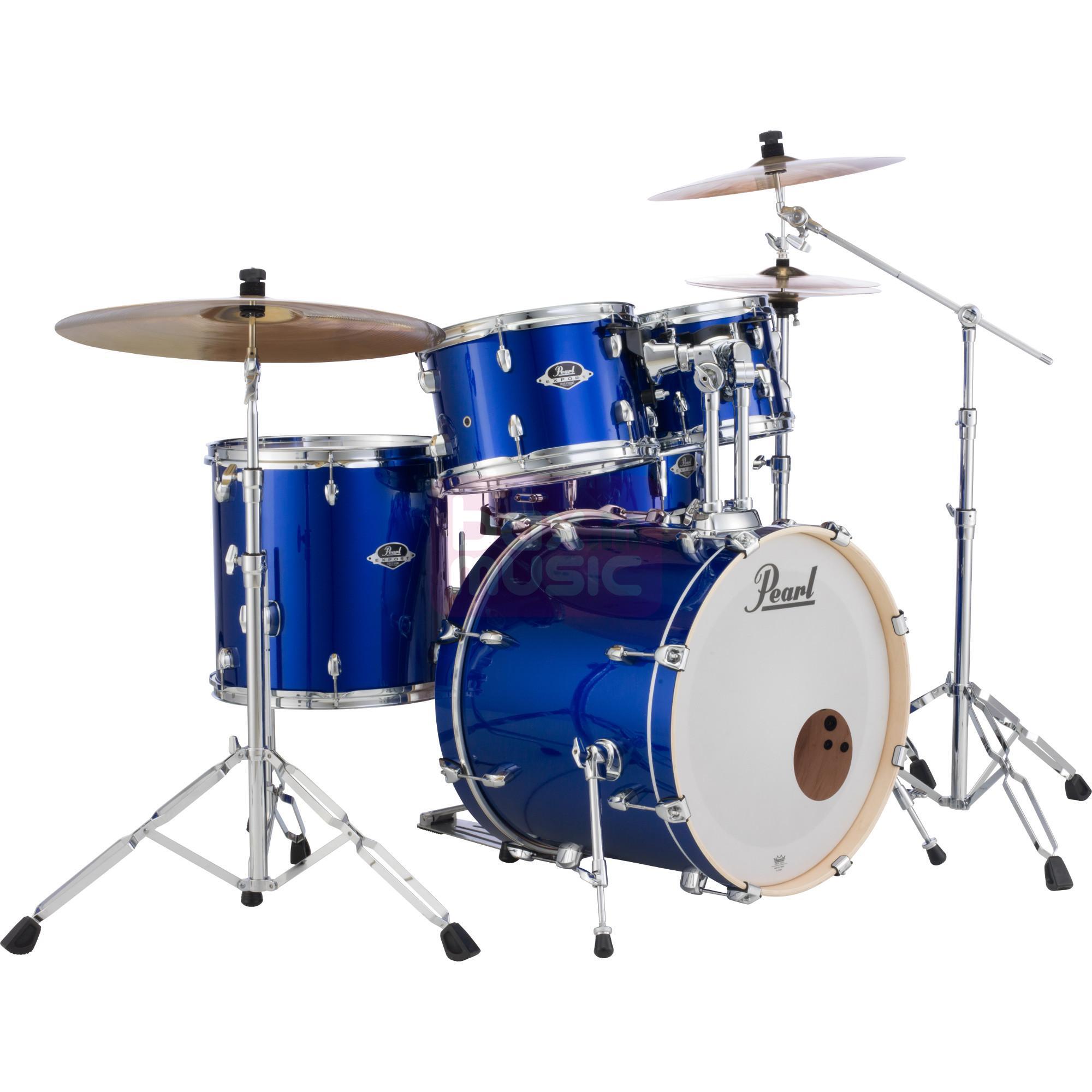 Pearl EXX 725 SBRC 717 Export High Voltage Blue drumstel