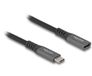 Delock USB-C verlengkabel | USB3.2 10 Gbps | PD 100W | 4K 60Hz | 0,50 meter