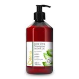 Oïléna - Biologische Shampoo, Aloë Vera & Argan, Sulfaatvrij & Siliconenvrij, Versterkt & Hydrateert, Geschikt voor Alle Haartypes, 250 ml