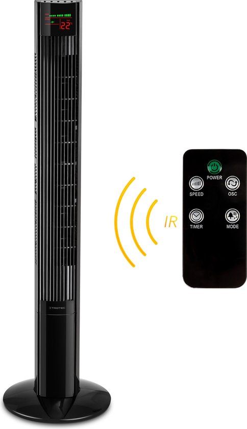 Trotec TVE 32 T Torenventilator Zwart