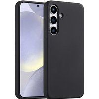 Accezz Liquid Silicone Backcover voor de Samsung Galaxy S25 Plus - Zwart