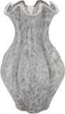 DK design Bloemenvaas Inga Driss - grijs - 19 x 25 cm