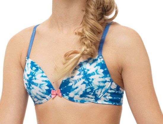 Boobs en Bloomers Boobs & Bloomers Anny - meisjes bh zonder beugel - maat 70A - wit