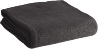 Merkloos Fleece deken/plaid Cosy - 5 stuks - Zwart - 120 x 150 cm - Polyester