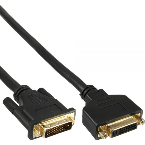Inline DVI-D Dual Link verlengkabel - 2 meter
