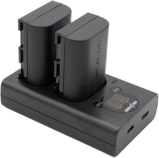 ChiliPower LP-E6NH Canon USB Duo Kit - Camera accu set
