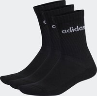 adidas Sportswear Linear Gevoerde Sokken 3 Paar - Unisex - Zwart - 34-36