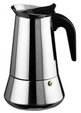 Ilsa Espressokan, roestvrij staal, zilverkleurig, 6 kopjes