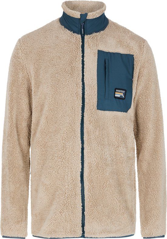 Protest PRTLOAD Fleecevest - Mannen - L - BambooBeige - Herfst/Winter 2024