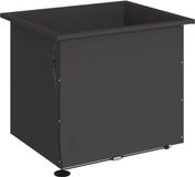 vidaXL Jardinière avec LED Noir 50 x 60 x 48 cm Acier