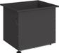 vidaXL Jardinière avec LED Noir 50 x 60 x 48 cm Acier