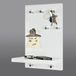 Haku Wandpaneel met haken en plank | 25 x 17 x 40 cm | Wit