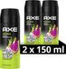 AXE Epic Fresh Déodorant Bodyspray - 2 x 150 ml - Lot économique