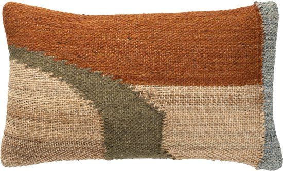 Dutchbone Pavilion Kussen - 60x30 cm - Naturel