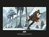 Komar Wandafbeelding | Star Wars Classic RMQ Hoth Battle Ground | Kinderkamer, jeugdkamer, decoratie, kunstdruk | zonder lijst | WB142-40x30 | Maat: 40 x 30 cm