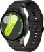 Wave Sportband - S/M - Zwart - Samsung Galaxy Watch 5 (Pro) - 40mm / 44mm / 45mm