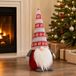 vidaXL Gnome de Noël - Rouge - 60 cm - Polyester