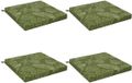 vidaXL - 4-delige Zitkussens SOEST - 100% Polyester - Bladontwerp