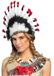 Boland Indianen verkleed accessoires set - Veren tooi en ketting - met ornamenten - voor volwassenen