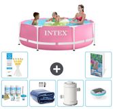 Intex Rond Frame Zwembad - 244 x 76 cm - Roze