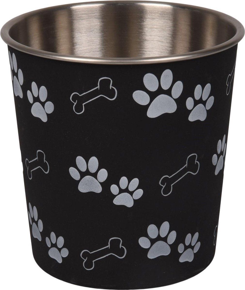 FLAMINGO Snackpot met deksel kena zwart 16 cm 1900 ml