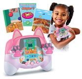VTech Kitty Life Console, draagbaar speelconsole, roze, multicolor