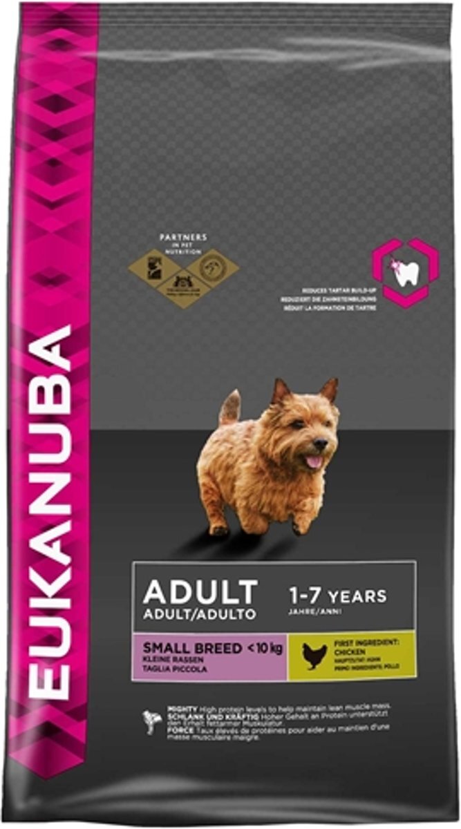 EUKANUBA Dog Adult - Small Breed - Hondenvoer - 3 kg
