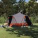 vidaXL Dome Tent 4-Persoon Grijs en Oranje