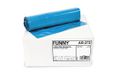 Funny AG-272 LDPE vuilniszakken, 700 x 1100 mm - type 80, blauw, Circa 120 L, 250 stuks