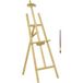 Chevalet d'artiste sur pieds dim. 51,5l x 71,5l x 134,5h cm inclinaison hauteur réglable 90° max. bois de pin