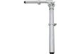 Tomhouder kort 15 cm incl. 2 geheugenlocks, schuine tanden.