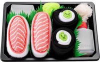 Rainbow Socks Sokken giftbox - Maat 36/40 - Heren Vrouw - Sushi Socks Box Zalm Komkommer Maki - 2 Paar