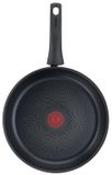Tefal Easy Chef Koekenpan - 24 cm - Zwart - Anti-aanbaklaag