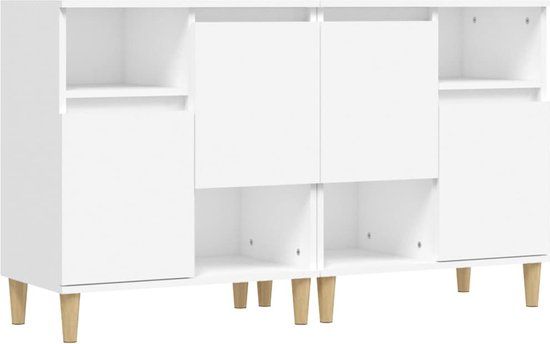 VidaXL Dressoir Wit Hout 60x35x70 cm
