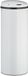 Relaxdays Sensor Prullenbak - 50L - Rond - RVS - Wit