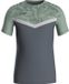 Jako Iconic T-Shirt Heren - Zachtgrijs / Mintgroen / Antra Light | Maat: 3XL