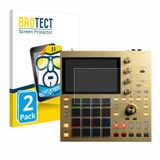 BROTECT - Screenprotector voor Akai MPC One - Folie Beschermfolie transparant 2 Stuks