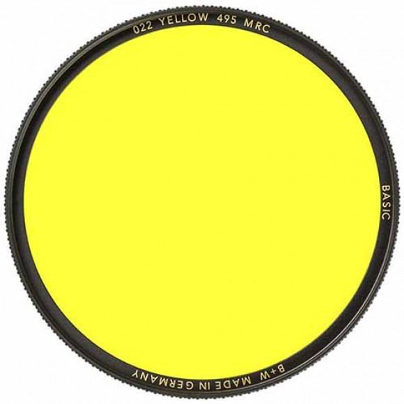 B+W Yellow 495 MRC Basic 77 Filter